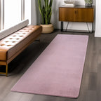 Amber 1400 rosa · Kuschelweicher Hochflor-Teppich