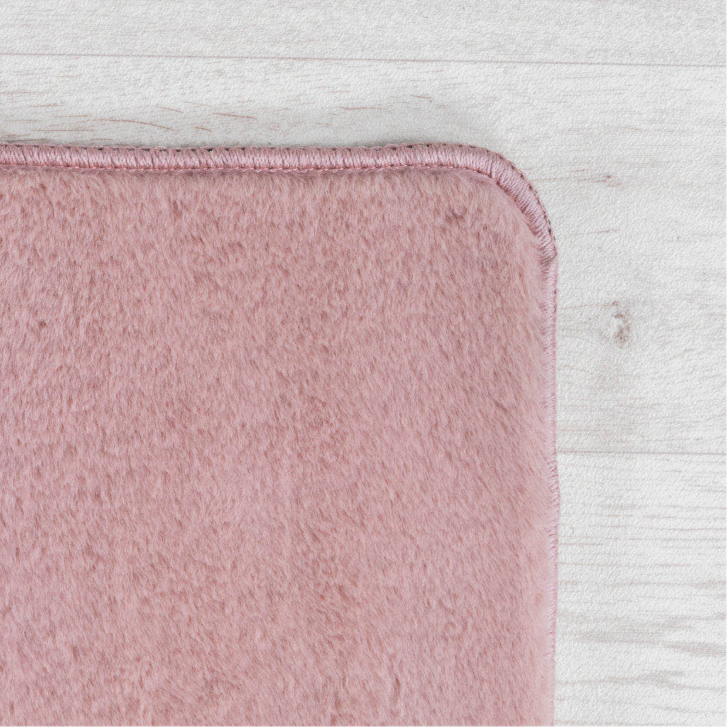 Amber 1400 rosa · Kuschelweicher Hochflor-Teppich