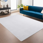 Amber 1400 weiß · Kuschelweicher Hochflor-Teppich