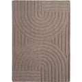 Pia 1611 beige · Moderner Teppich mit Bogenmuster