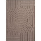 Pia 1611 beige · Moderner Teppich mit Bogenmuster