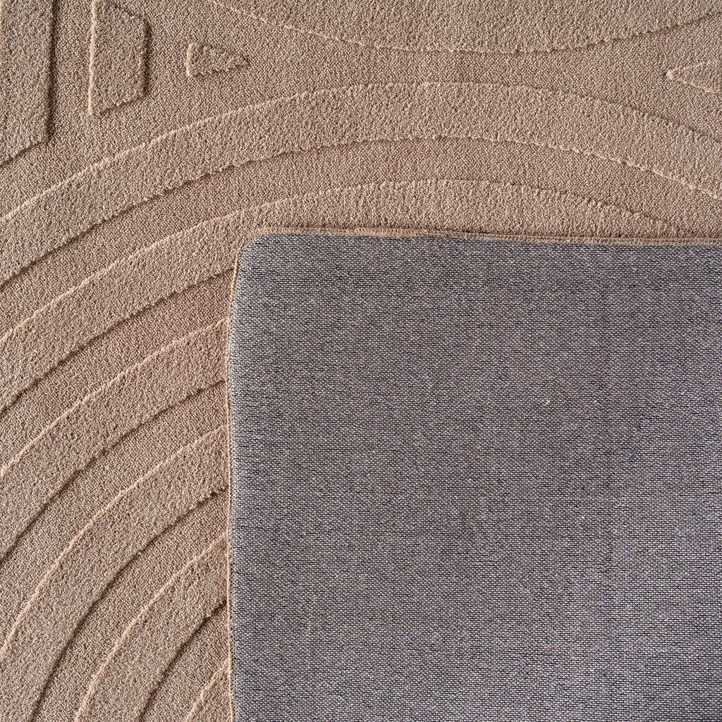 Pia 1611 beige · Moderner Teppich mit Bogenmuster
