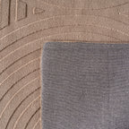 Pia 1611 beige · Moderner Teppich mit Bogenmuster