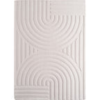 Pia 1611 creme · Moderner Teppich mit Bogenmuster