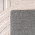 Pia 1611 creme · Moderner Teppich mit Bogenmuster