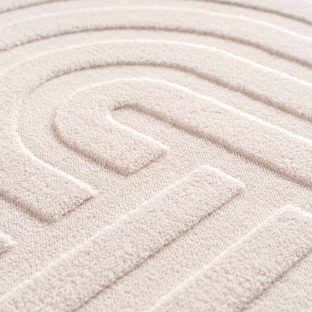 Pia 1611 creme · Moderner Teppich mit Bogenmuster