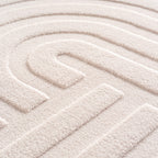 Pia 1611 creme · Moderner Teppich mit Bogenmuster