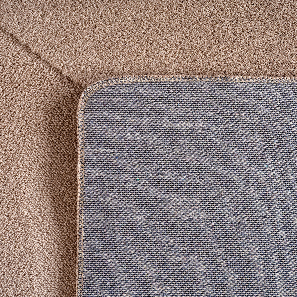 Pia 1613 beige · Moderner Teppich mit geometrischem Reliefmuster