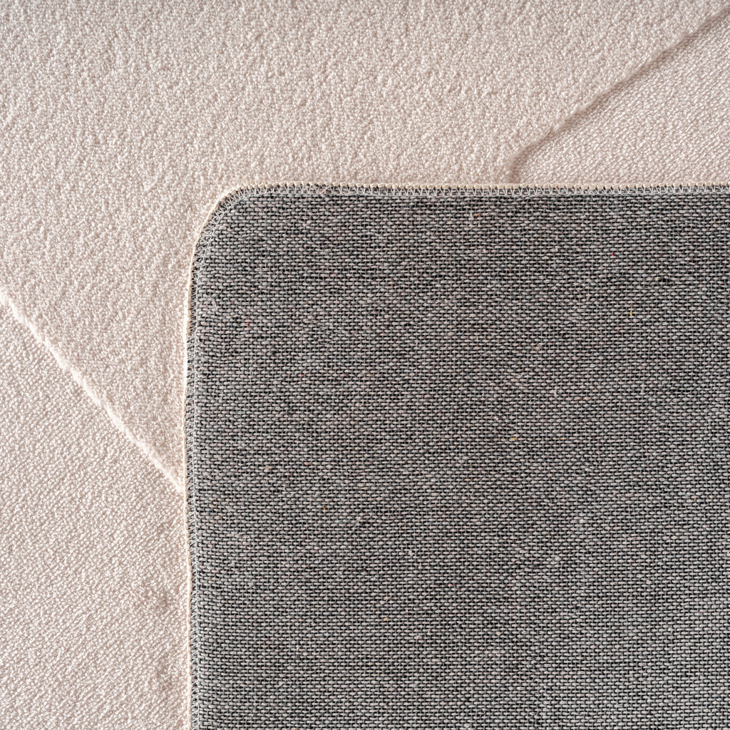 Pia 1613 creme · Moderner Teppich mit geometrischem Reliefmuster