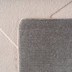 Pia 1613 creme · Moderner Teppich mit geometrischem Reliefmuster