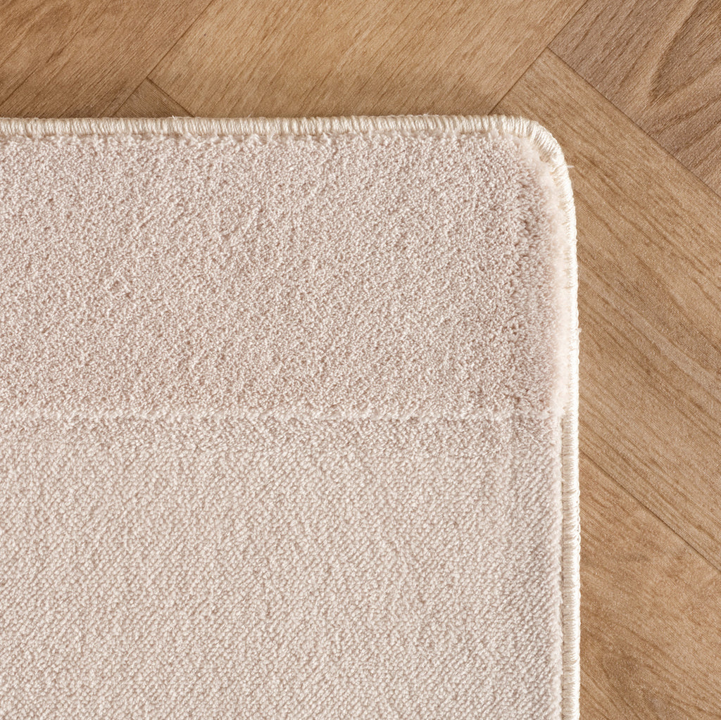 Pia 1614 creme · Moderner Teppich mit abstraktem Reliefmuster
