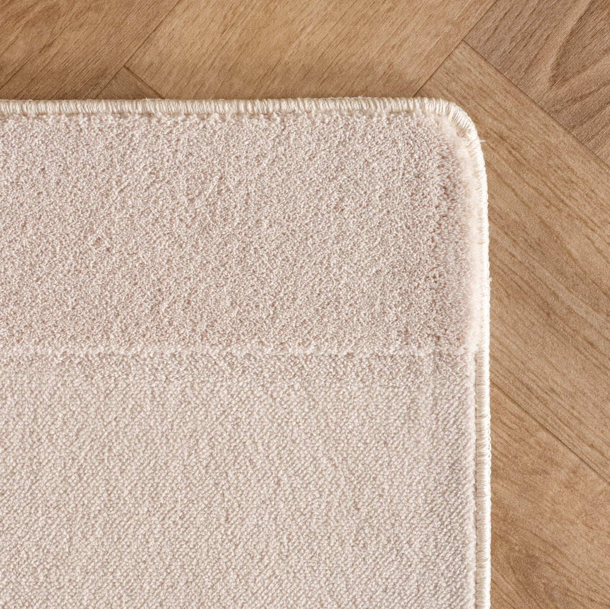 Pia 1614 creme · Moderner Teppich mit abstraktem Reliefmuster