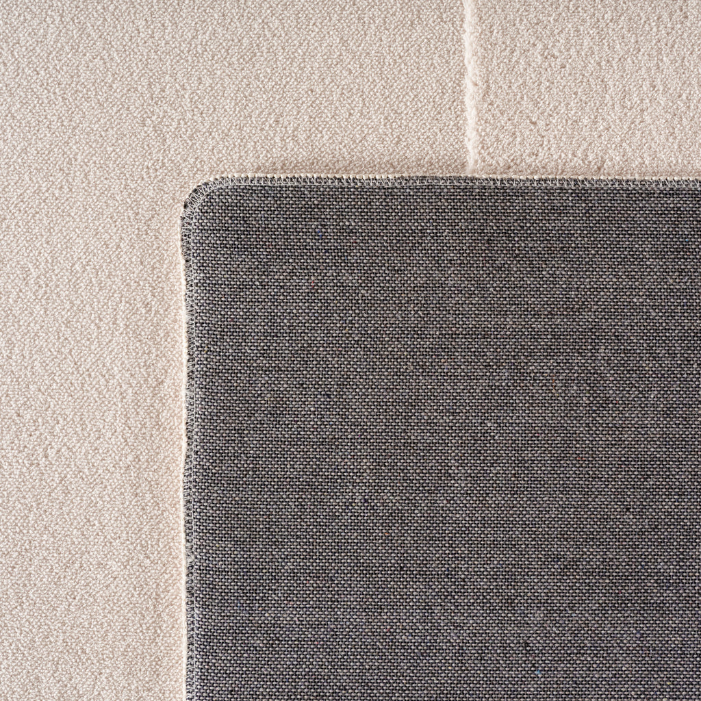 Pia 1614 creme · Moderner Teppich mit abstraktem Reliefmuster