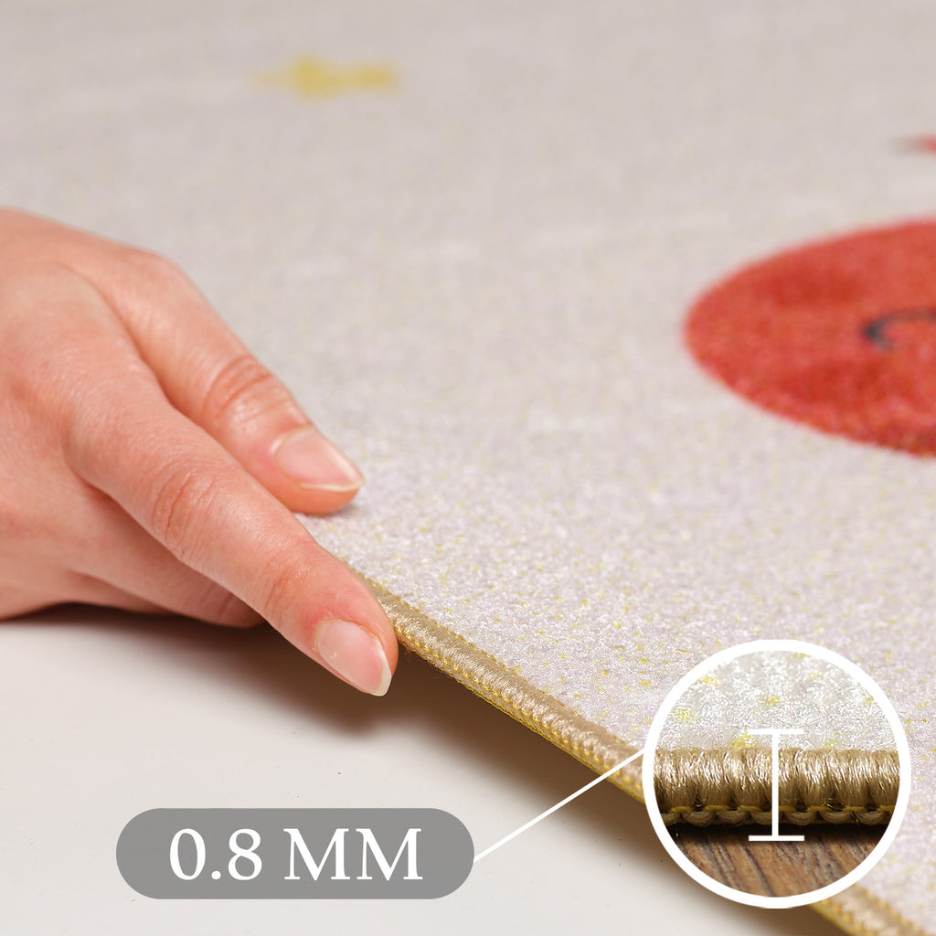 Play 2019 beige · Kinderteppich mit Planeten