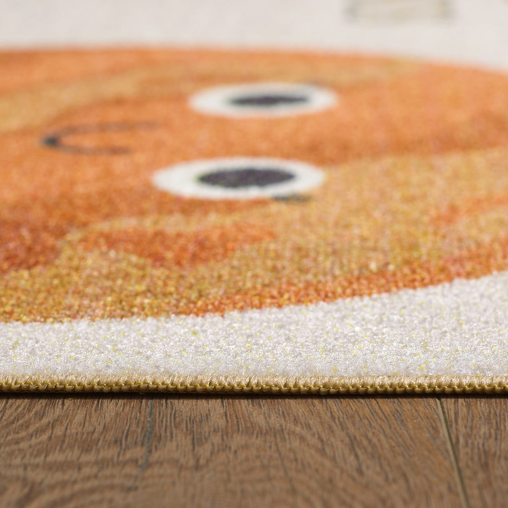 Play 2019 beige · Kinderteppich mit Planeten
