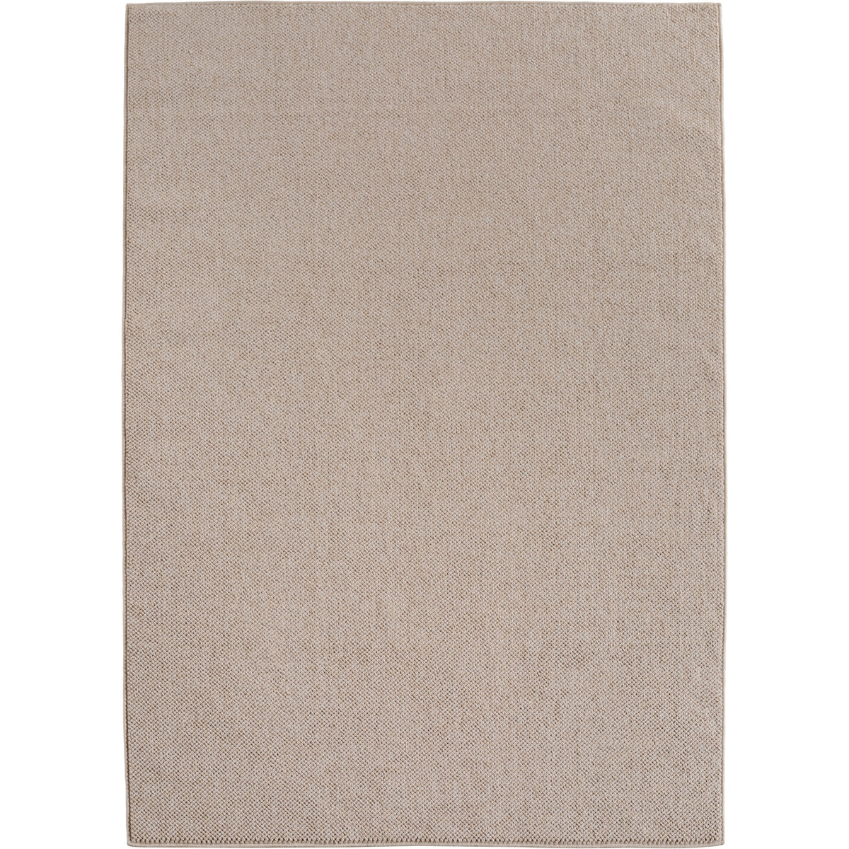 Hira 2200 beige · Moderner geflochtener Weichflor Teppich