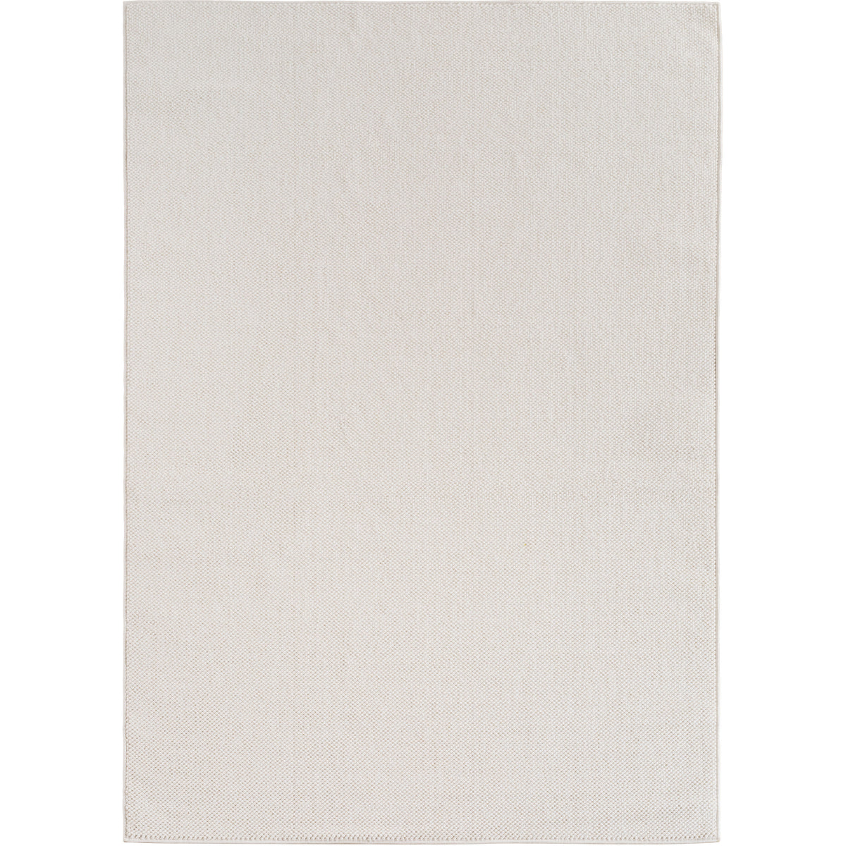 Hira 2200 creme · Moderner geflochtener Weichflor Teppich