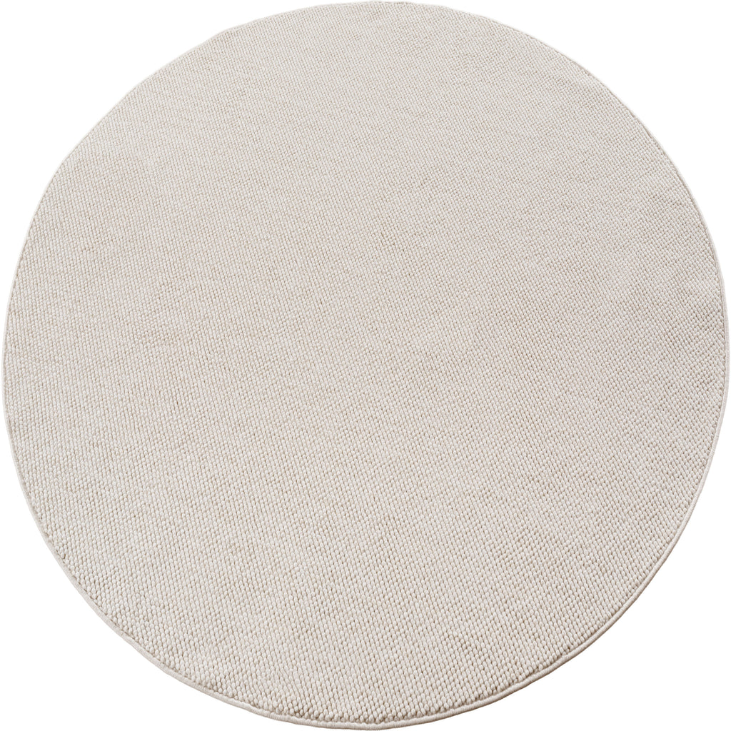 Hira 2200 creme · Moderner geflochtener Weichflor Teppich