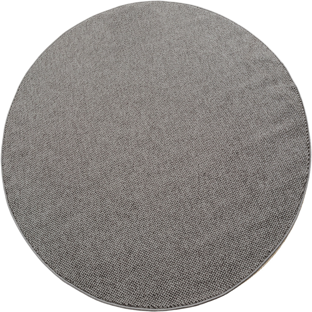Hira 2200 grau · Moderner geflochtener Weichflor Teppich