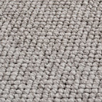 Hira 2200 grau · Moderner geflochtener Weichflor Teppich