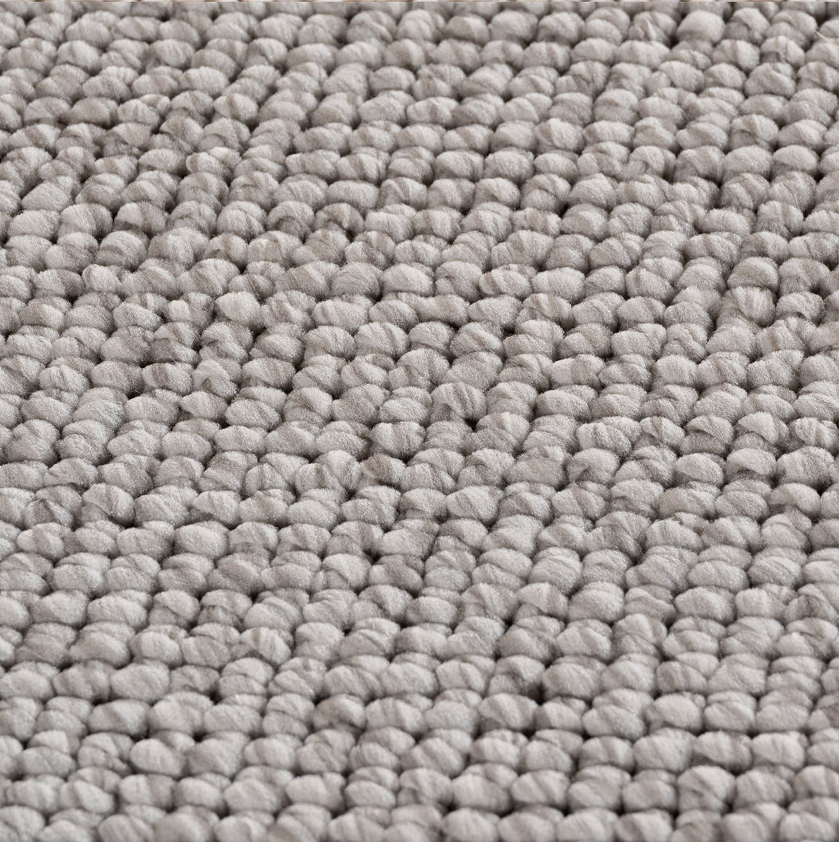 Hira 2200 grau · Moderner geflochtener Weichflor Teppich