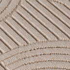 Hira 2201 beige · Moderner Teppich mit geometrischem Strukturdesign