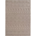 Hira 2202 beige · Moderner Boho-Stil Optik Teppich