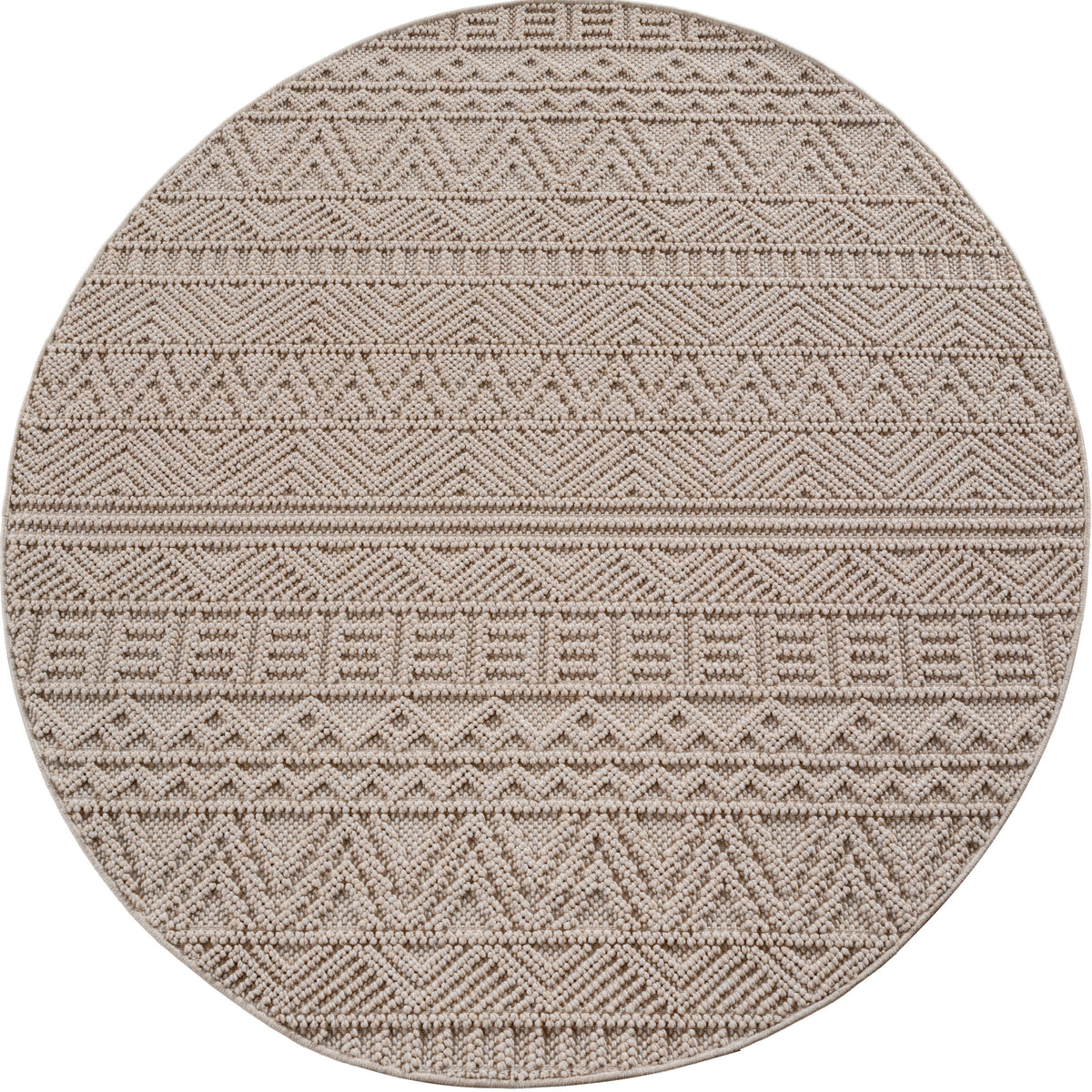 Hira 2202 beige · Moderner Boho-Stil Optik Teppich