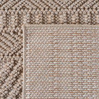 Hira 2202 beige · Moderner Boho-Stil Optik Teppich