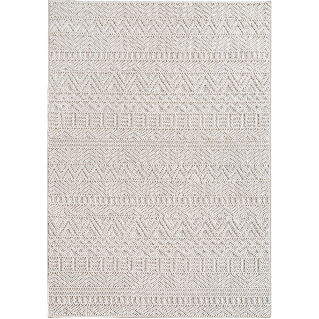 Hira 2202 creme · Moderner Boho-Stil Optik Teppich