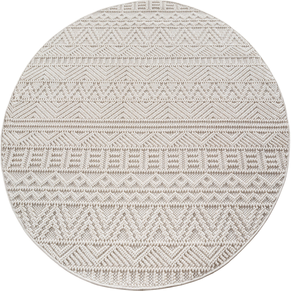 Hira 2202 creme · Moderner Boho-Stil Optik Teppich