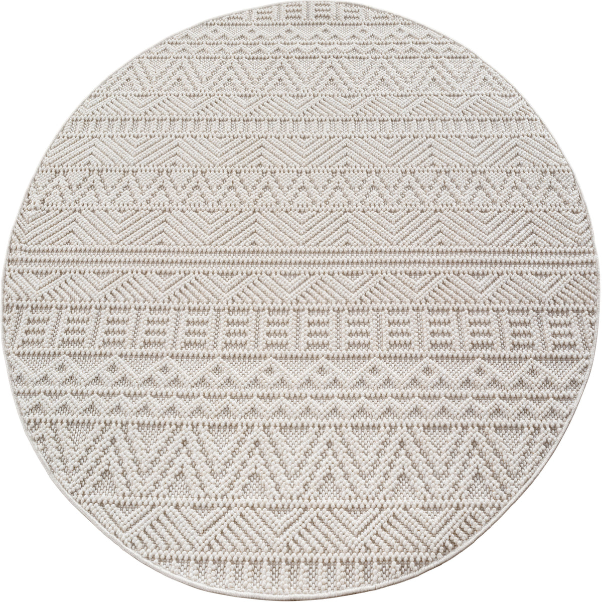Hira 2202 creme · Moderner Boho-Stil Optik Teppich