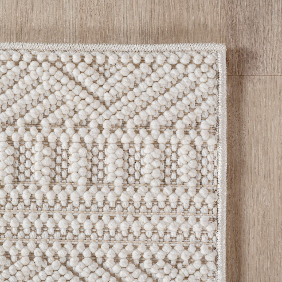 Hira 2202 creme · Moderner Boho-Stil Optik Teppich