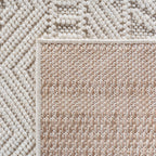 Hira 2202 creme · Moderner Boho-Stil Optik Teppich