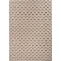 Hira 2203 beige · Moderner Strukturteppich mit geometrischem 3D-Rautenmuster