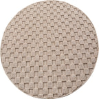 Hira 2203 beige · Moderner Strukturteppich mit geometrischem 3D-Rautenmuster