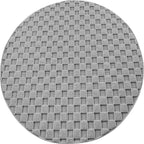 Hira 2203 grau · Moderner Strukturteppich mit geometrischem 3D-Rautenmuster
