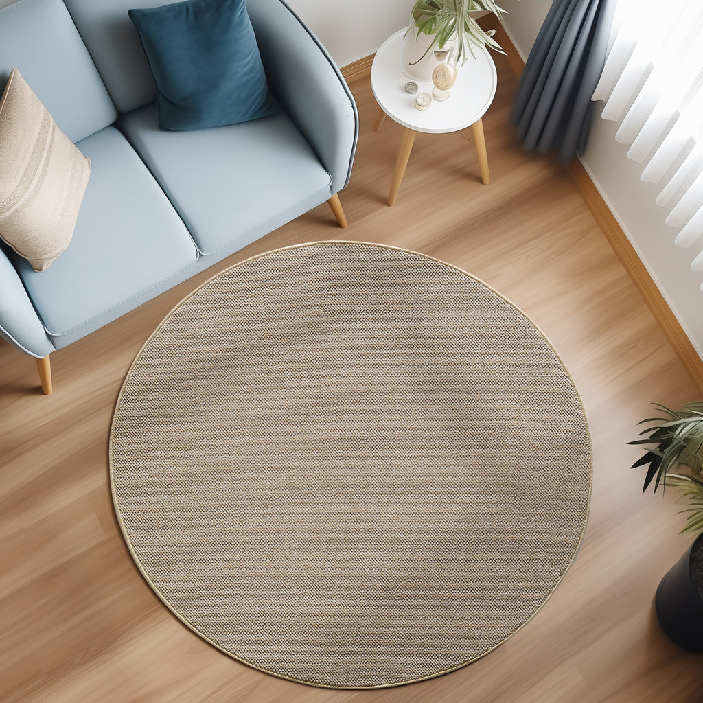 Lena 4300 beige · geflochtener weichflor Teppich