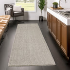 Lena 4300 braun · geflochtener weichflor Teppich