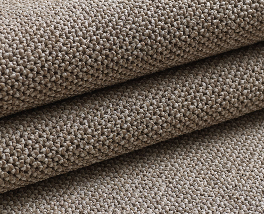 Lena 4300 braun · geflochtener weichflor Teppich