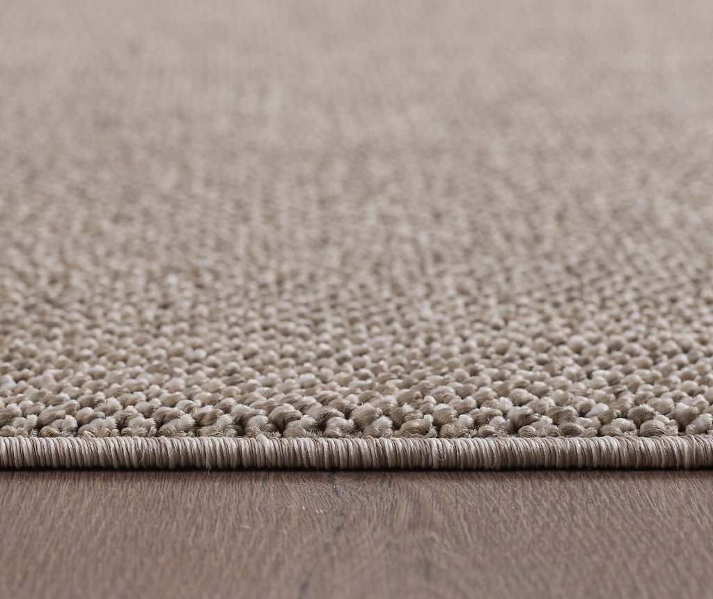 Lena 4300 braun · geflochtener weichflor Teppich
