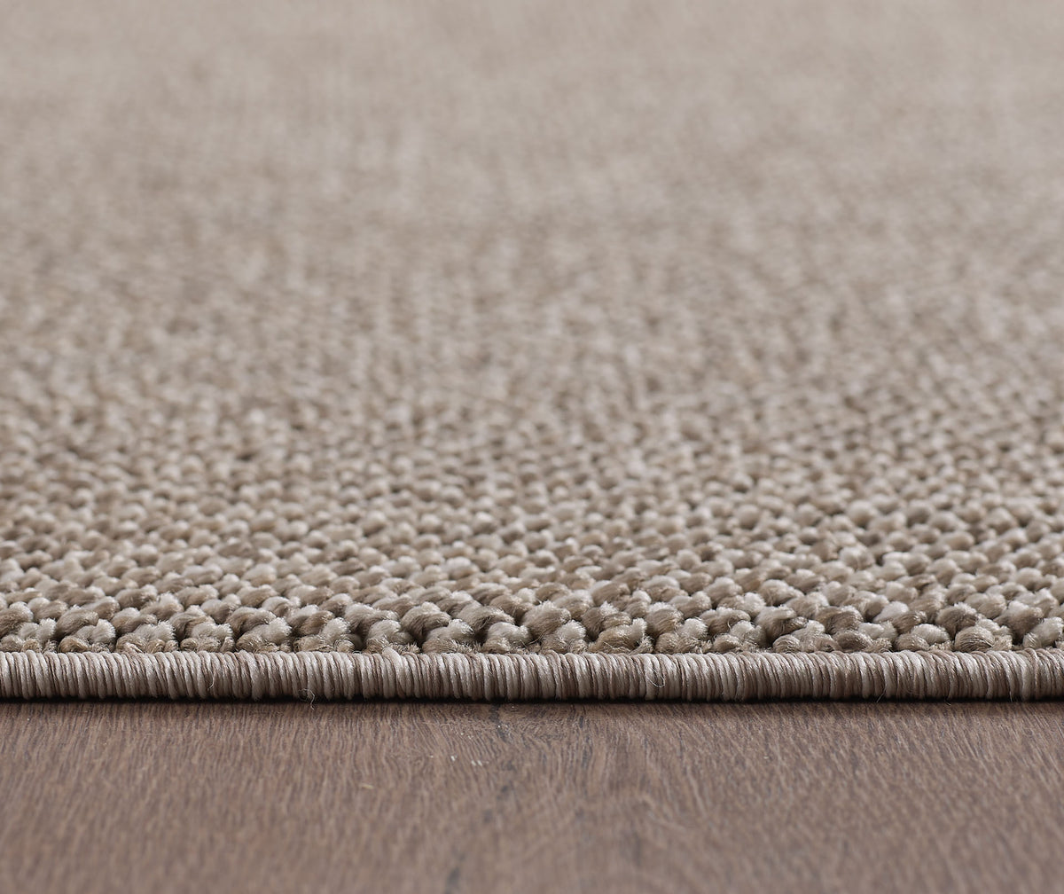 Lena 4300 braun · geflochtener weichflor Teppich