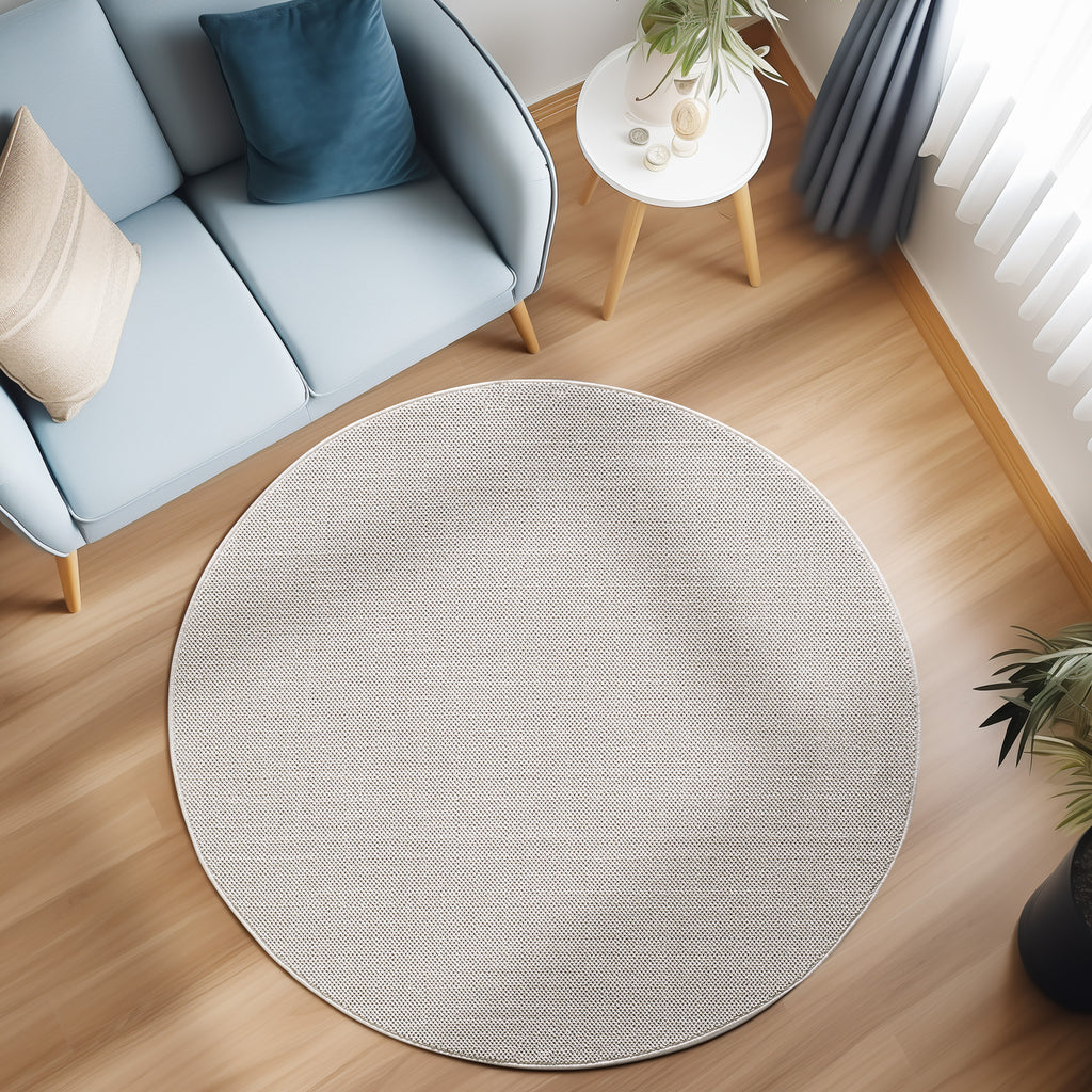 Lena 4300 creme · geflochtener weichflor Teppich