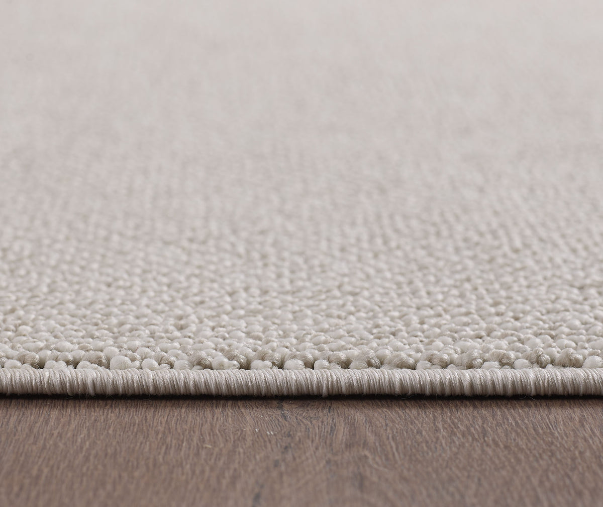 Lena 4300 creme · geflochtener weichflor Teppich