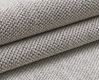 Lena 4300 hellgrau · geflochtener weichflor Teppich