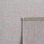 Lena 4300 hellgrau · geflochtener weichflor Teppich