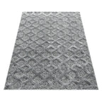 Palmira 4702 grau · Moderner Teppich mit Ethno-Muster