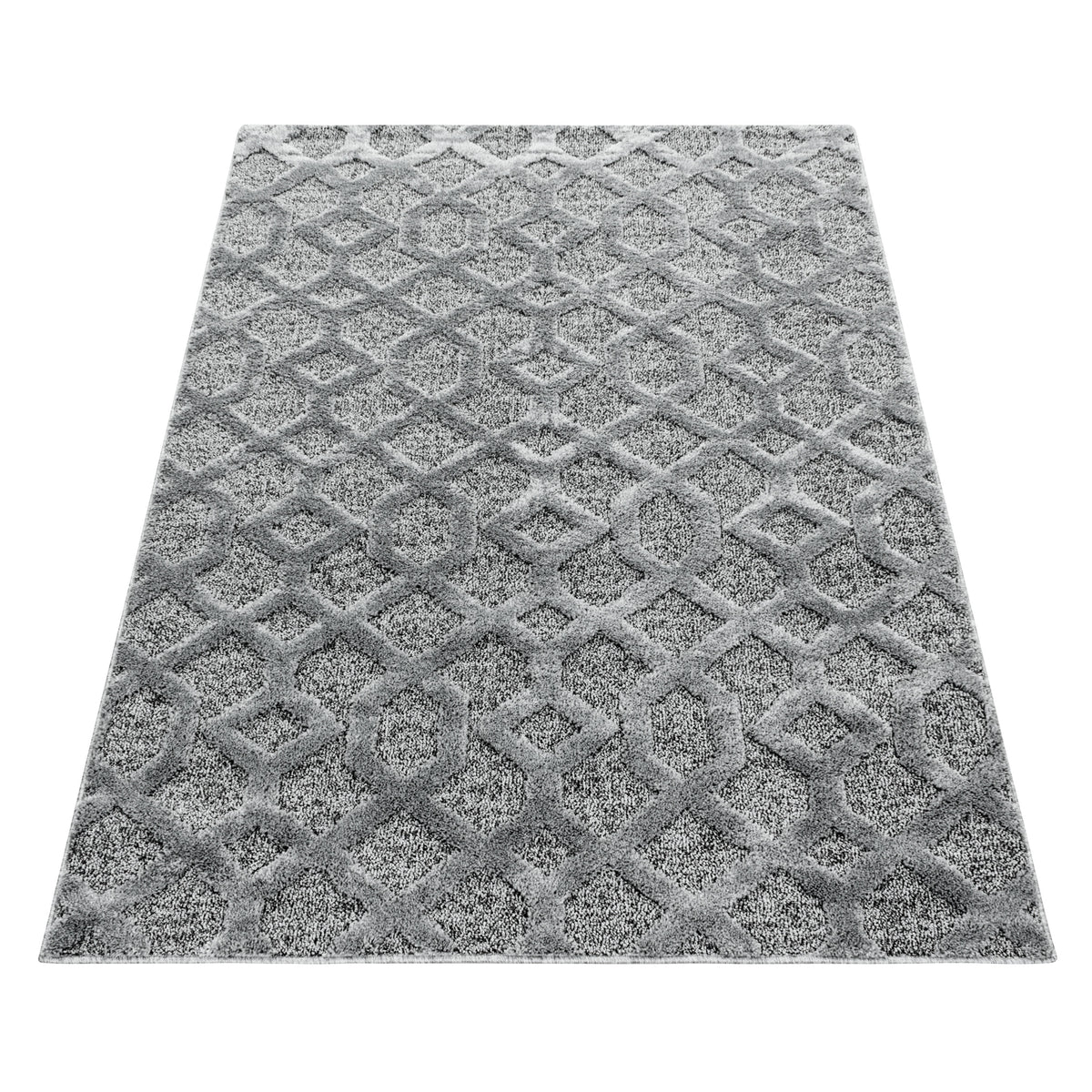 Palmira 4702 grau · Moderner Teppich mit Ethno-Muster