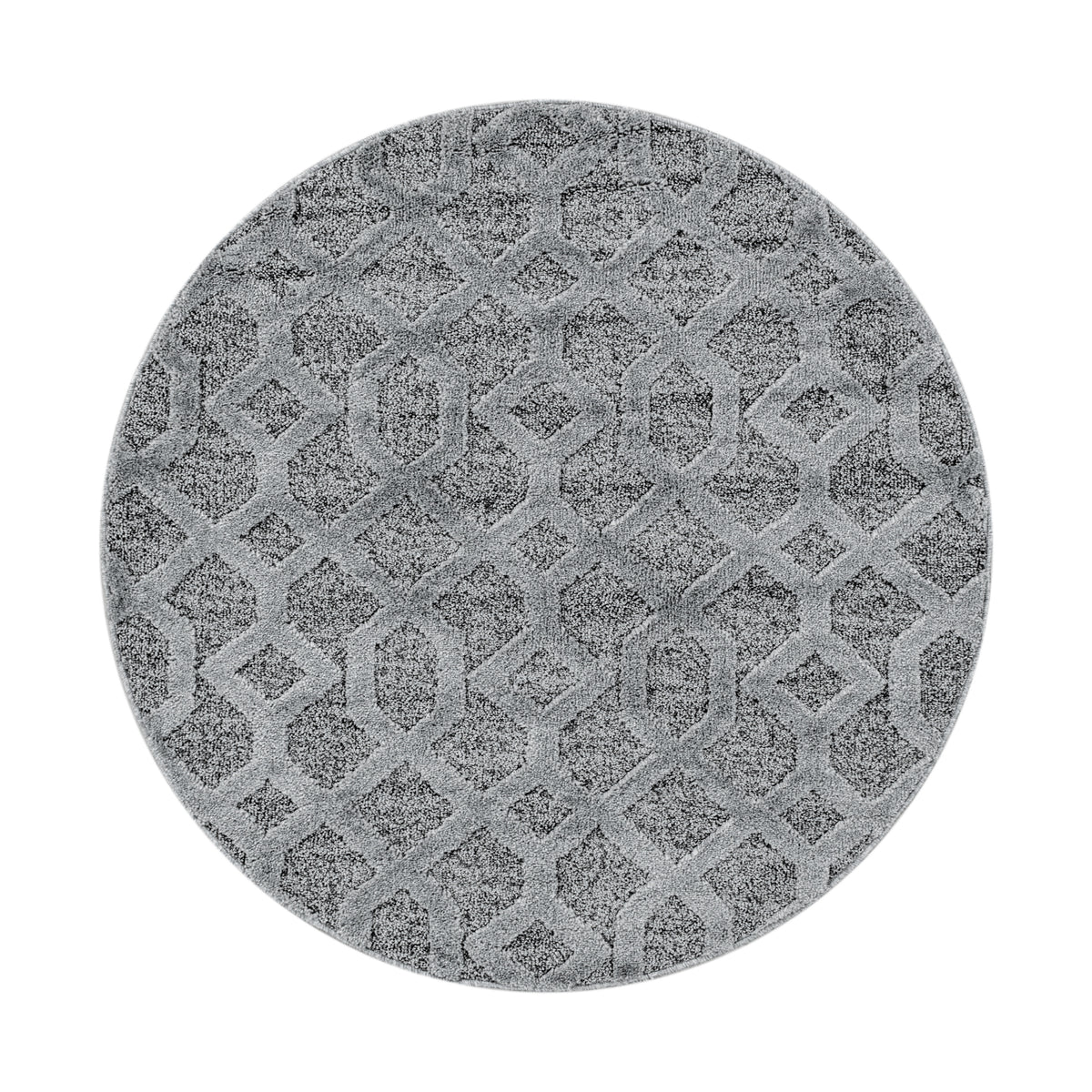 Palmira 4702 grau · Moderner Teppich mit Ethno-Muster
