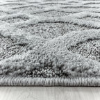 Palmira 4702 grau · Moderner Teppich mit Ethno-Muster